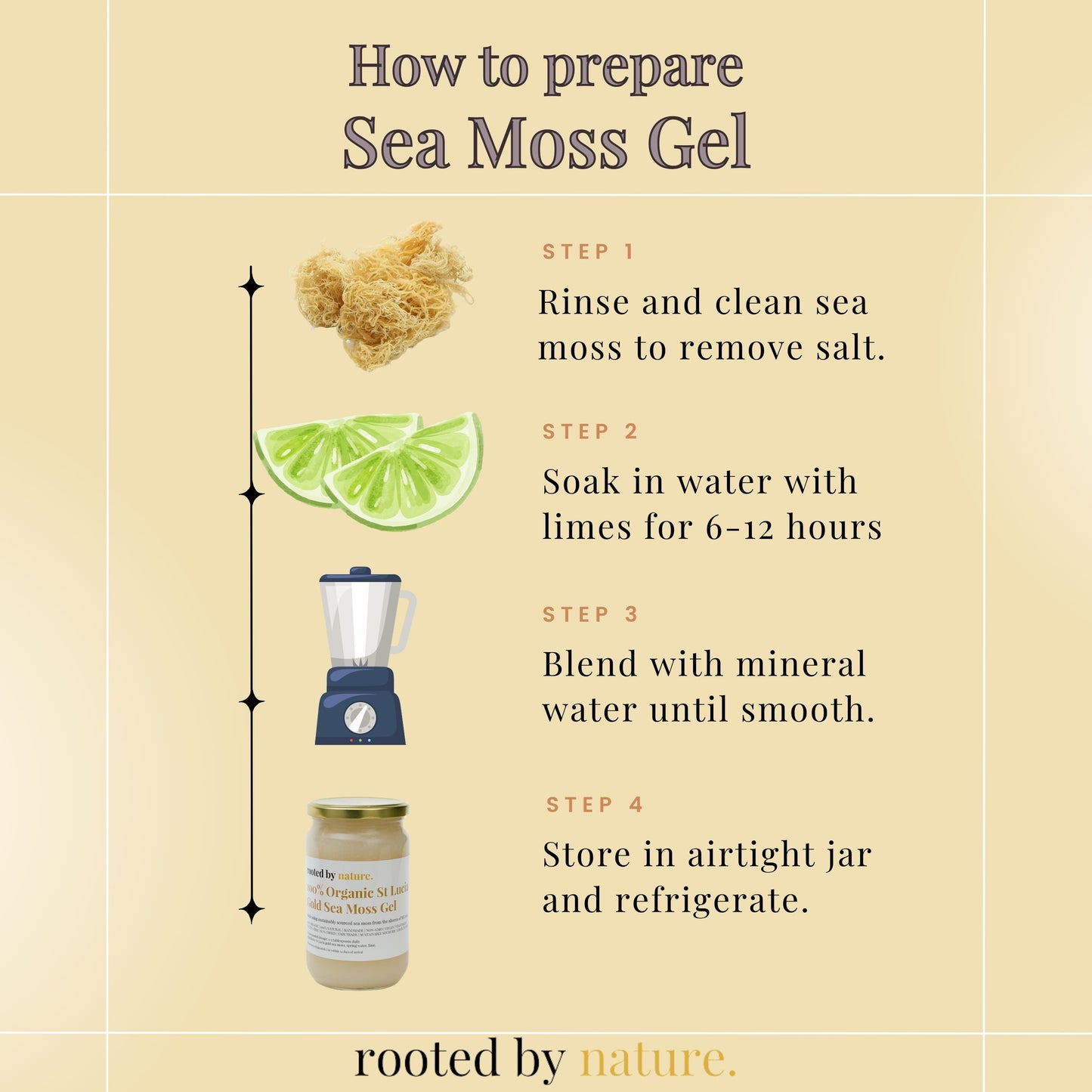 How to prepare sea moss gel 