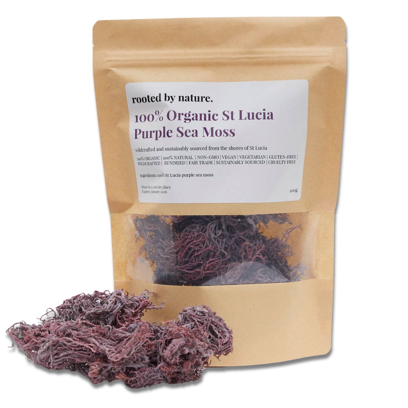 Raw Purple Sea Moss Dried