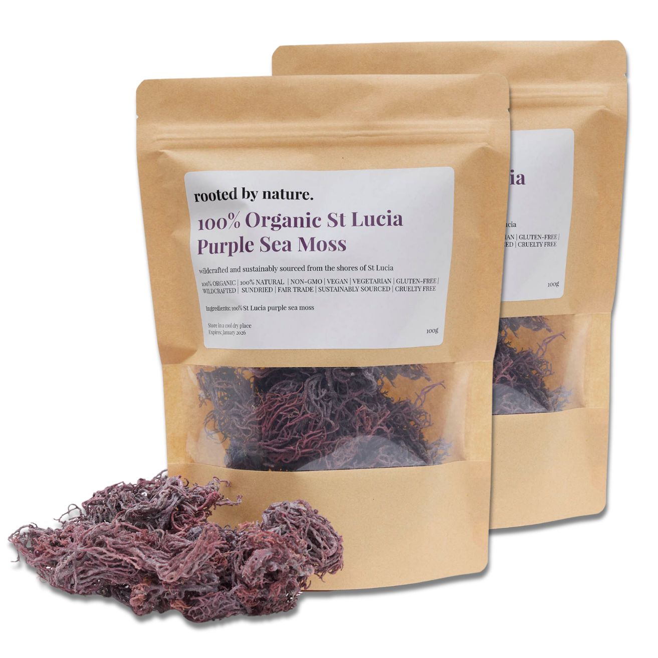 Raw Purple Sea Moss Dried