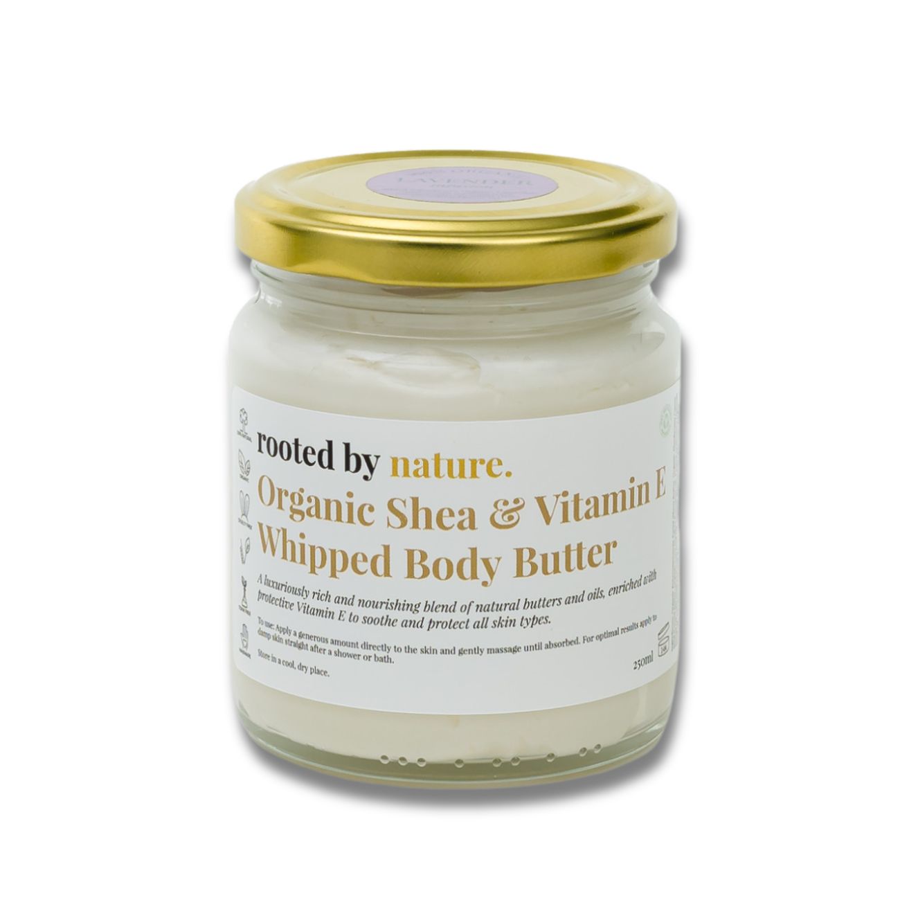 Organic Whipped Shea Butter with Organic Cocoa Butter, Jojoba and Vitamin E