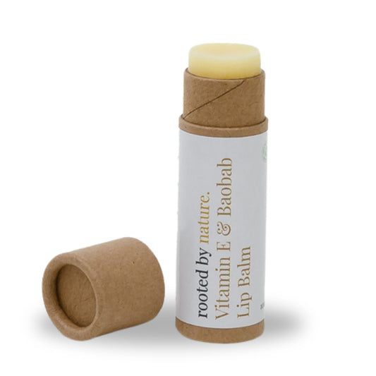 Organic Vitamin E & Baobab Lip Balm tube